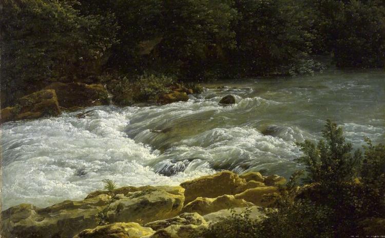 Joseph Bidauld Running Stream at San Cosimato